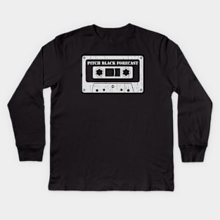 Pitch Black Forecast - Vintage Cassette White Kids Long Sleeve T-Shirt